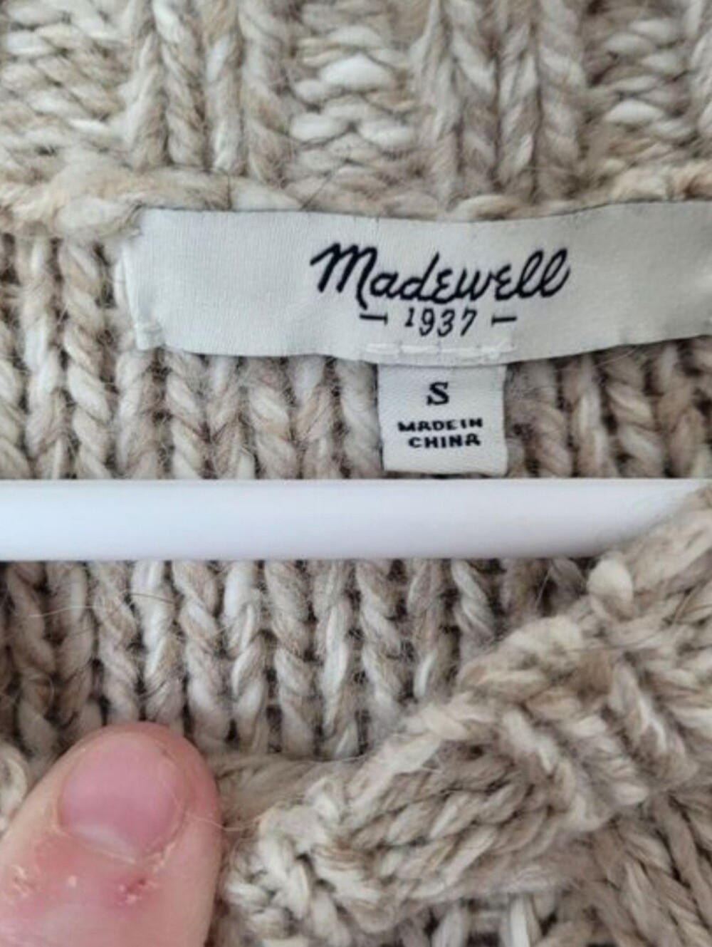 Madewell Firelight Marled Pullover Sweater. - Picture 5 of 6